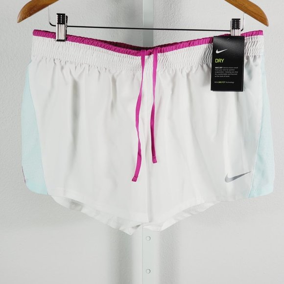 NIKE standard fit running short white Sz XL - Picture 4 of 7